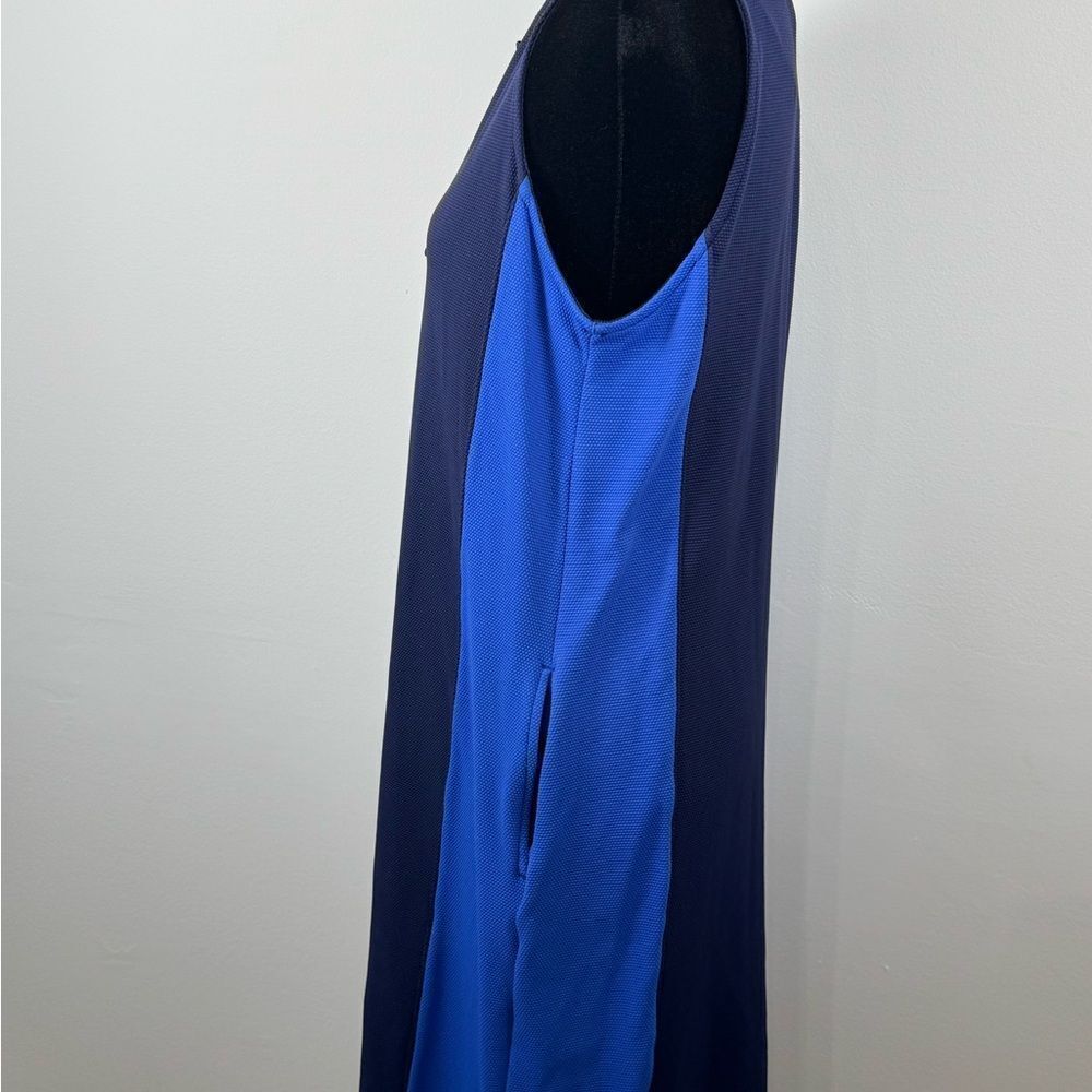 Tommy Bahama Island Cays Colorblock Dress Women’s Medium Two Color Blue - Picture 2 of 12